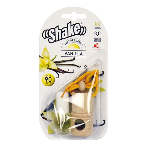 Shake Luchtverfrisser + Navulling Vanille 4,5ml 2 Stuks